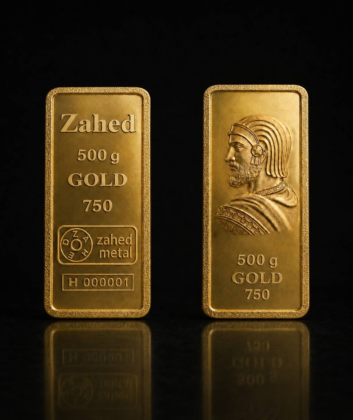 شمش 500 گرمی 18 عیار
